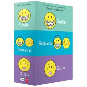 Smile, Sisters, and Guts: The Box Set - by Raina Telgemeier