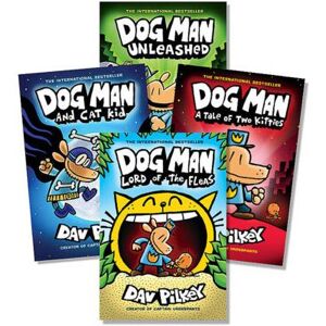 Continue the Series: Dog Man 2-5 (Hardcover) - Dav Pilkey