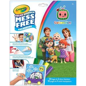 Crayola Color Wonder Mess-Free Colouring Pages & Mini Markers - CocoMelon, Multicolor