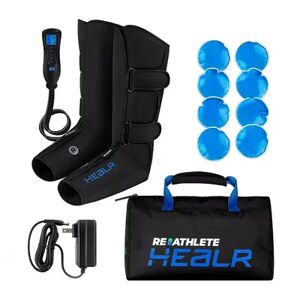 REATHLETE HEALR Adjustable Hot/Cold Therapy Massager for Leg, Calf, and Foot, Grey