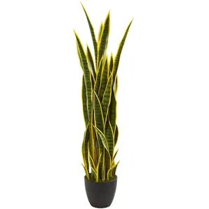 nearly natural 4-ft. Sansevieria Artificial Plant, Green