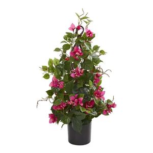 nearly natural 24-in. Bougainvillea Artificial Climbing Plant, Pink