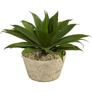 nearly natural Artificial Agave Succulent Plant Floor Decor, Green