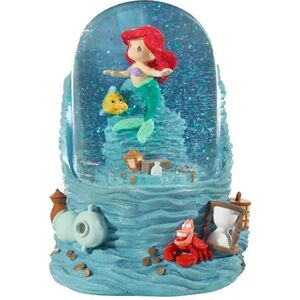 Disney The Little Mermaid Ariel Musical Snow Globe by Precious Moments, Blue