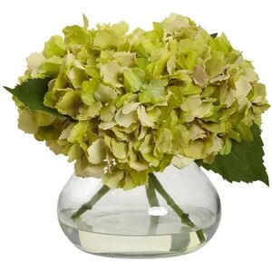 nearly natural Hydrangea Floral Arrangement, Green