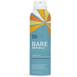 Bare Republic Clearscreen Sunscreen Body Spray - SPF 50, Size: 6 Oz, Multicolor