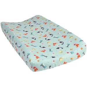 Trend Lab Dinosaurs Deluxe Flannel Changing Pad Cover, Multicolor