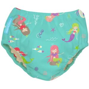 Charlie Banana Reusable Swim Diaper, Brt Green, X Large