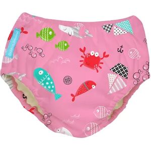 Charlie Banana Reusable Swim Diaper, Pink, Medium