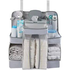 LA Baby Diaper Caddy & Nursery Organizer, White