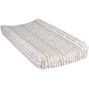 Trend Lab Birch Deluxe Flannel Changing Pad Cover, Multicolor