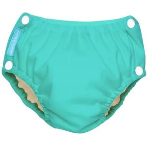 Charlie Banana Reusable Swim Diaper, Turquoise/Blue, Large