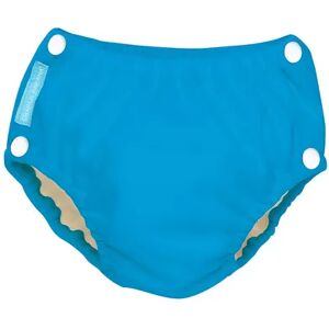 Charlie Banana Reusable Swim Diaper, Turquoise/Blue, Medium