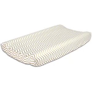 The Peanutshell The Peanut Shell All That Glitters Chevron Changing Pad Cover, Clrs