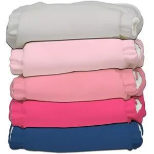 Charlie Banana Hybrid All-in-One Reusable Cloth Diapers - 5 Pack, Pink