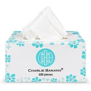 Charlie Banana 100-Pack Disposable Diaper Liners, White