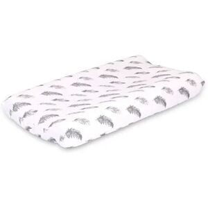 The Peanutshell The Peanut Shell Farmhouse Feathers Changing Pad Cover, Multicolor