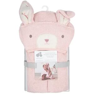 Just Born Baby Just Born Animal Hooded Bath Wrap, Pink