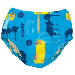 Charlie Banana Reusable Swim Diaper, Malibu, Medium