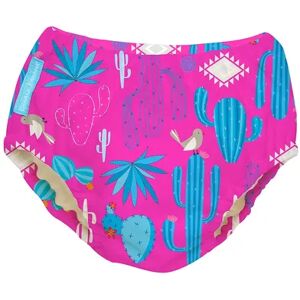 Charlie Banana Reusable Swim Diaper, Cactus Pink, Medium