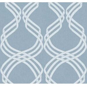 York Wallcoverings Dante Ribbon Wallpaper, Multicolor