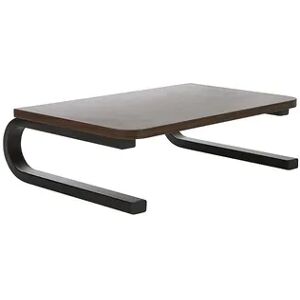 Mind Reader Wood Top Monitor Stand, Brown, ORGANIZER
