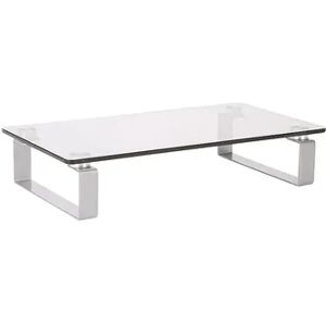 Mind Reader Glass Monitor Stand, Multicolor, ORGANIZER