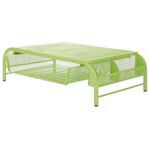 Mind Reader Monitor Stand With Drawer, Green, ORGANIZER
