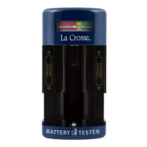 La Crosse Technology Portable Battery Tester, Blue