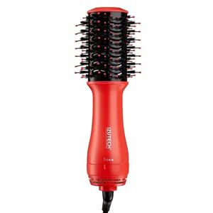 IZUTECH TORO 2-in-1 Portable Hair Dryer with Volumizing Brush, Light Red