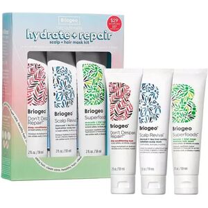 Briogeo The Ultimate Hydrate + Repair Hair + Scalp Mask Kit, Size: Set, Multicolor