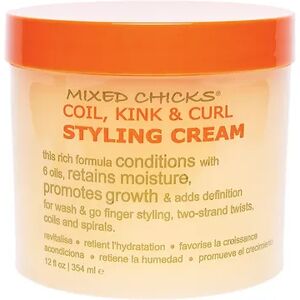 MIXED CHICKS Coil Kink and Curl Styling Cream, Size: 12 Oz, Multicolor