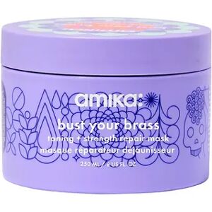 amika Bust Your Brass Cool Blonde Purple Intense Repair Hair Mask, Size: 8 Oz, Multicolor