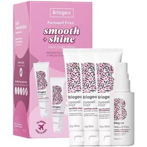 Briogeo Farewell Frizz Smooth + Shine Hair Care Travel Kit for Frizz Control + Heat Protection, Multicolor