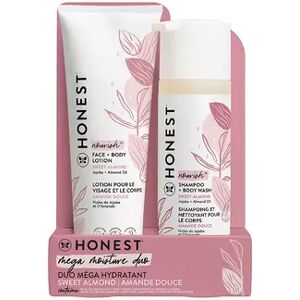 The Honest Company Gently Nourishing Shampoo & Lotion Bundle - Sweet Almond, Multicolor, 8.5 Oz