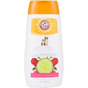 Arm & Hammer Ultra Fresh 2-in-1 Detangling Shampoo + Conditioner with Coconut Oil & Silk Protein, Multicolor