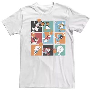 Licensed Character Men's Space Jam 2 Tune Squad Action Portrait Panels Tee, Size: XXL, White