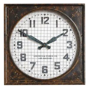 Uttermost Grill Warehouse Wall Clock, Brown