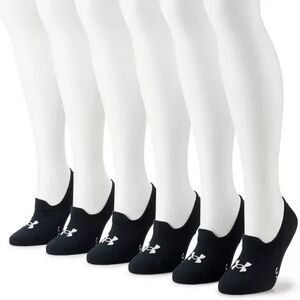 Under Armour Women's Under Armour Essential Ultra Low-Tab Performance Socks 6-Pack, Size: 9-11, Black