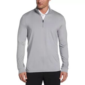 Grand Slam Men's Grand Slam Sun Shade Stretch 1/4-Zip Golf Pullover, Size: Medium, Med Grey