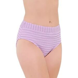 Women's Freshwater High-Waist Banded Swim Bottoms, Size: XXL, Lt Purple