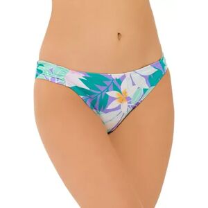 Ninety-Nine Degrees Juniors' Ninety-Nine Degrees Side-Tab Hipster Swim Bottoms, Girl's, Size: XL, Drk Purple