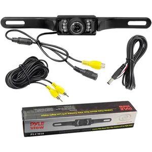 Pyle PLCM10 License Plate Mount Rear View camera with Night Vision, Multicolor