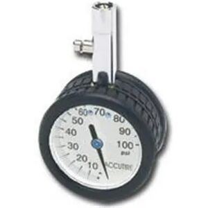 Wilmar WLMW1450 2 Inch Round Tire Gauge - White Face, MULTI NONE