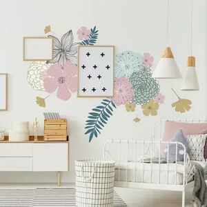 RoomMates Perennial Blooms P&S Giant Wall Decals, Multicolor