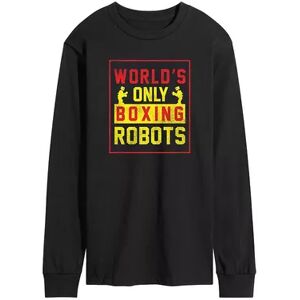 Licensed Character Men's Rock 'Em Sock 'Em Boxing Tee, Size: Medium, Black