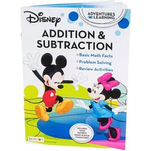 Bendon Disney Adventures in Learning Workbooks - Alphabet, Addition, and Subtraction, None