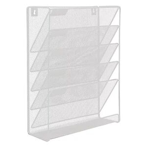 Mind Reader Hanging Wall File Organizer, White