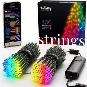 Twinkly Strings App-Controlled Smart LED Christmas Lights 400 Multicolor (4Pack)