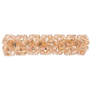 LC Lauren Conrad Pink Beaded Barrette Hair Clip